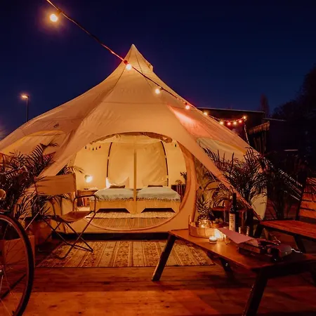 Hotell Raus Und Gut Glamping Am Graebendorfer Drebkau